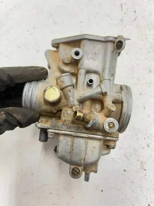 86 1986 Honda Fourtrax Trx 250 2x4 OEM Carb Carburetor Bowl Body Spring READ