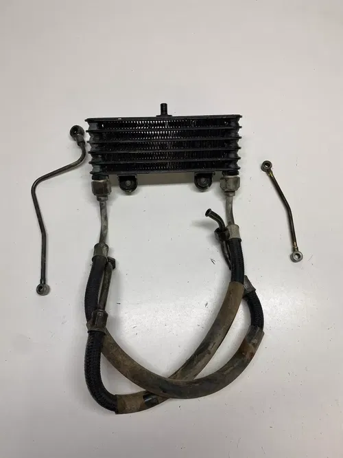 1995 95 Yamaha Kodiak 400 Yfm FW 4x4 Oil Cooler Cooling Lines GOOD Free Ship