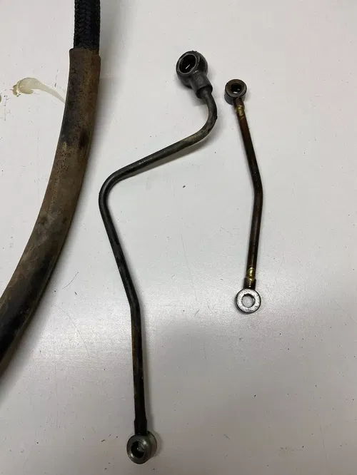 1995 95 Yamaha Kodiak 400 Yfm FW 4x4 Oil Cooler Cooling Lines GOOD Free Ship
