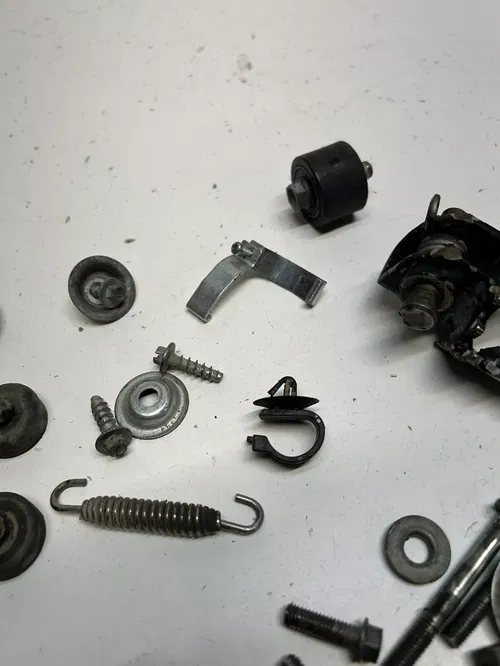 1998 98 KTM 125sx 125SX 125 Sx OEM LOT Bolt Hardware Mount Pegs Cap Rubber Nut