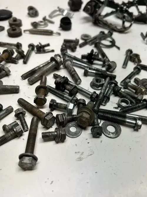 1998 98 KTM 125sx 125SX 125 Sx OEM LOT Bolt Hardware Mount Pegs Cap Rubber Nut