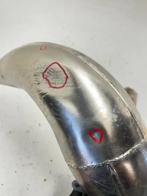 03 2003 Honda CR250R Cr 250 r 2 Stroke FMF Exhaust Pipe Header Expansion Chamber