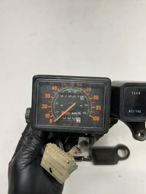 1984 84 Honda XL250R Xl 250 r OEM WORKING! Speedometer Speedo Tach Mount Key