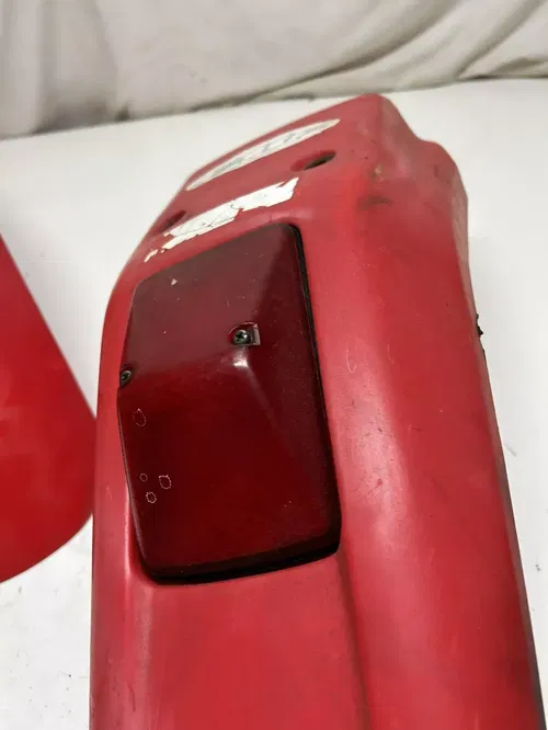96-04 Honda XR250R xr 250 r Front rear back fender plastics red brake tail light