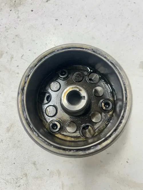 86 1986 Honda Fat Cat 200 TR200 OEM GOOD Flywheel Fly Wheel Starter Gear Magneto