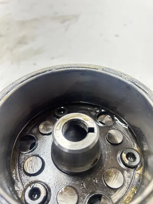 86 1986 Honda Fat Cat 200 TR200 OEM GOOD Flywheel Fly Wheel Starter Gear Magneto