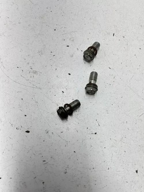 95 1995 Kawasaki KLX650 Klx 650 OEM LOT Oil Hard Line Passage Tube Bolts
