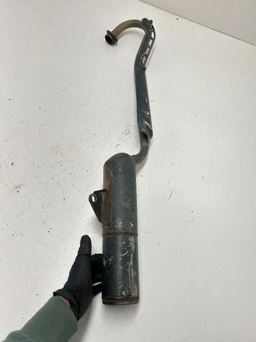 86 1986 Honda XR80R Xr 80 R OEM Exhaust Pipe Silencer Muffler Header Cover