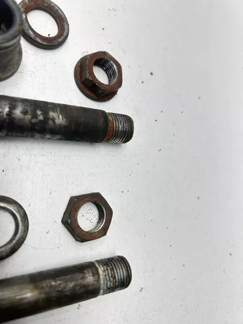 1977 77 Yamaha IT250 it 250 D OEM Front Rear Axle Swing Arm Pivot Bolt Tensioner