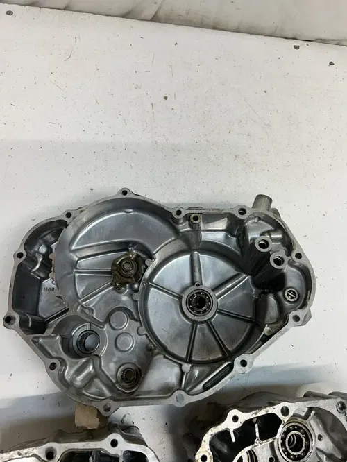 03 2003 Honda Rancher 350 Trx350fe 4x4 Crankcase Cases Case Clutch Cover READ DE