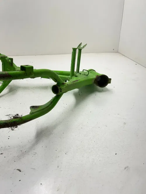 2002 02 Kawasaki KX65 Kx 65 -A Green Main Frame Chassis Steel GOOD THREADS! BOS!