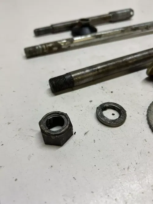2002 02 Honda Xr200r xr 200 r Front Rear Back Axle Shaft Spacer Swingarm Bolt