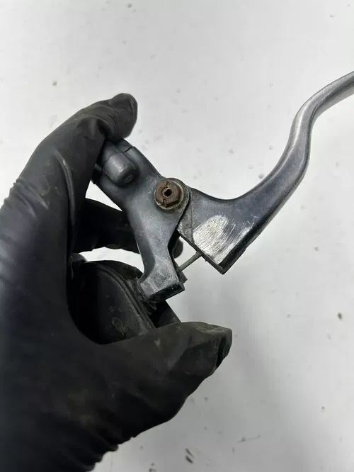 85 1985 Honda XR350R xr 350 r OEM LOT Clutch Lever Perch Cable Mount Assembly