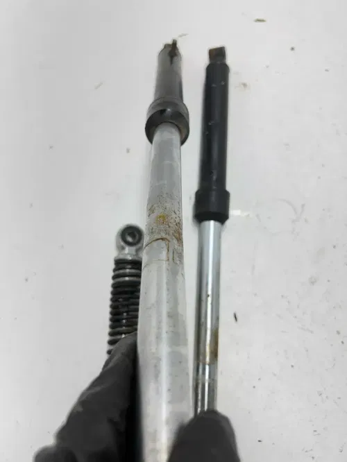 1980 Suzuki JR50 Jr 50 2 Stroke OEM Front Forks Fork Suspension Tube Shock READ