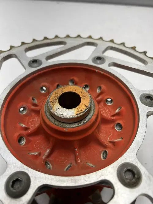 91 1991 KTM 300 SX MXC DXC OEM LOT Rear Back Wheel Hub Disk Brake Rotor Sprock