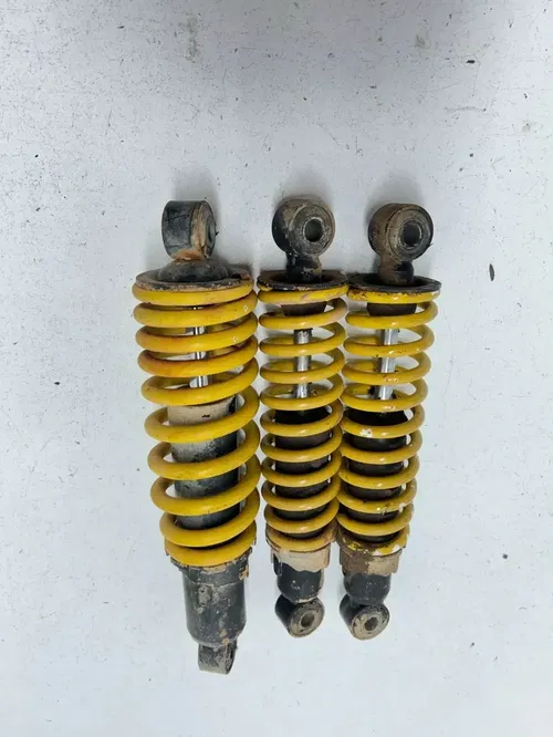 02 2002 Polaris scrambler 90 2x4 2T OEM Front Rear L R Shock Suspension Spring