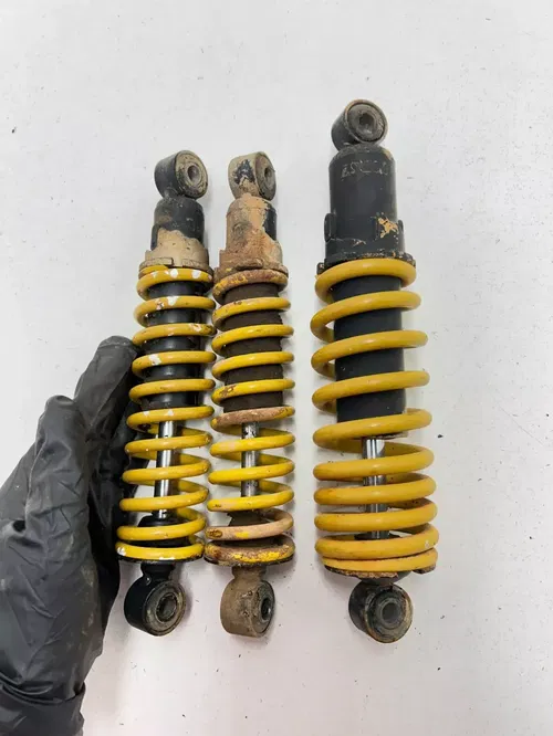 02 2002 Polaris scrambler 90 2x4 2T OEM Front Rear L R Shock Suspension Spring