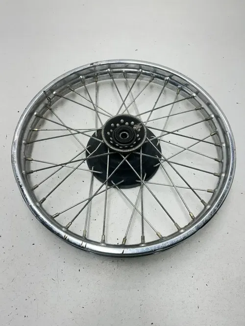 86 1986 Honda XR80R Xr 80 R OEM Front Wheel Rim Hub 16 X 1.4 STRAIGHT READ DESCR