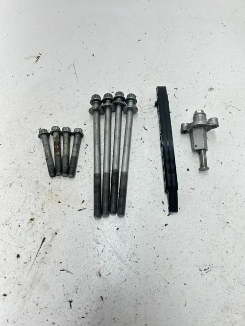 02 2002 Polaris Ranger 500 4x4 OEM Cam Chain Guide Head Stud Bolts Tentioner