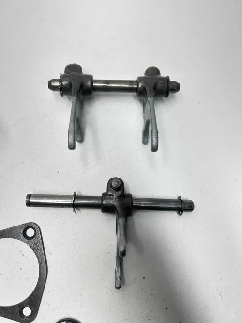 1977 77 Yamaha IT250 it 250 D OEM Trans Transmission Gear Shaft Fork Drum Fork