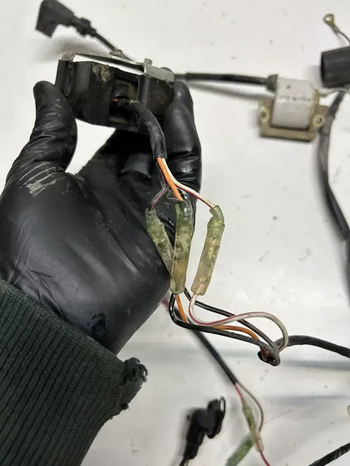 1990 90 Yamaha RT180 RT 180 rt OEM WORKING! Wiring Harness ECU CDI Coil Regulato