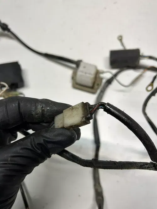 1990 90 Yamaha RT180 RT 180 rt OEM WORKING! Wiring Harness ECU CDI Coil Regulato