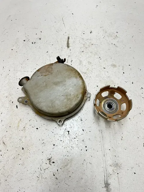 03 2003 Honda Foreman 450 TRX450FM OEM Pull Start Starter Gear Cover Assembly