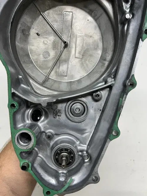 2002 02 Honda CRF450R Crf 450 r OEM LOT GOOD! Clutch Cover Case Water Pump Cap
