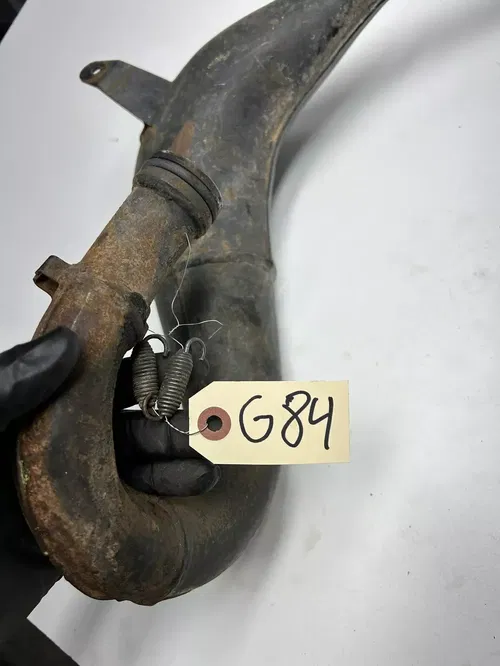 06 2006 Suzuki rm85 RM 85 OEM LOT Exhaust Header Pipe Springs DECENT SHAPE!