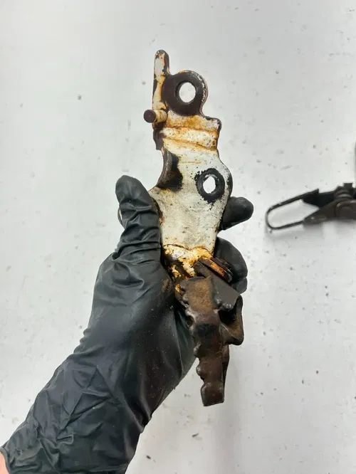 99 1999 Honda XR80R Xr 80 R OEM  Foot Pegs Footpegs Mount Mounts
