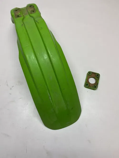 1989 Kawasaki KX80 Front Fender And Spacer Good Condition Free Shipping