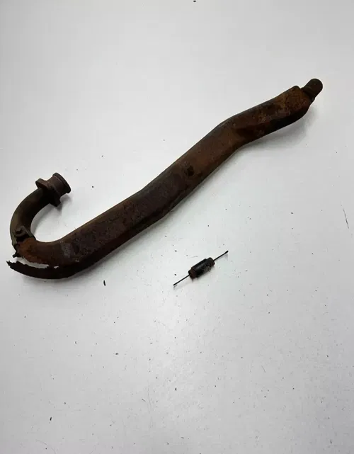 2002 02 Honda Rancher 350 TRX350FM 4x4 OEM Exhaust Header Pipe Spring