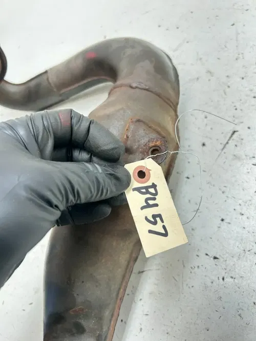 78 1978 Yamaha YZ80E Yz 80 E OEM Exhaust Header Pipe Expansion Chamber READ