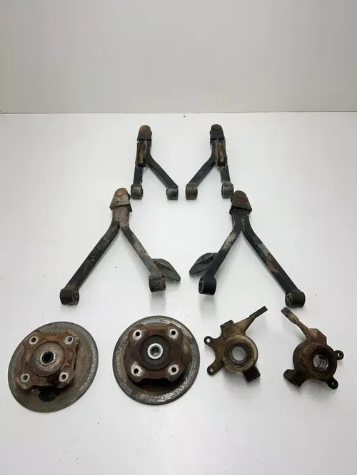 1999 99 Arctic Cat 300 4x4 OEM  Left Right Front A Arms Knuckle Hub Steering