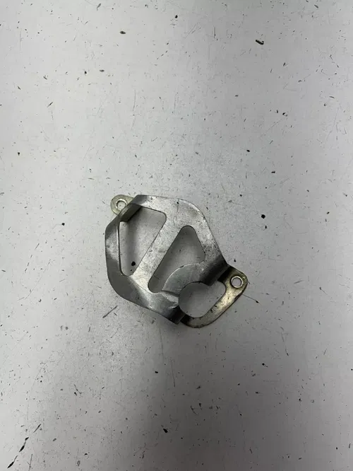 91 1991 KTM 300 SX MXC DXC OEM Rear Back Brake Guard Shield Mount Support