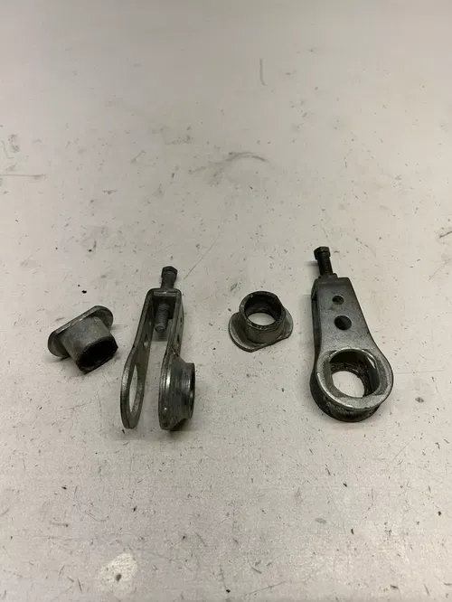 1982 82 Yamaha YZ250 yz 250 OEM Swing Arm Block Chain Adjuster Spacer Free Ship