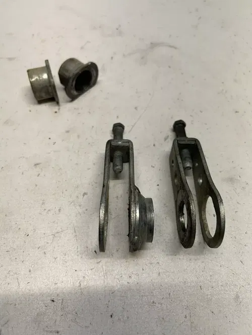 1982 82 Yamaha YZ250 yz 250 OEM Swing Arm Block Chain Adjuster Spacer Free Ship