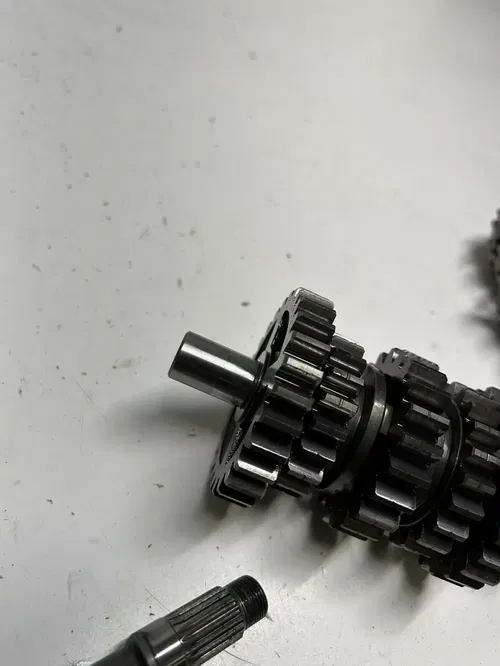 2002 02 Honda CRF450R Crf 450 r OEM GOOD Trans Transmission Gear Shaft Fork Drum