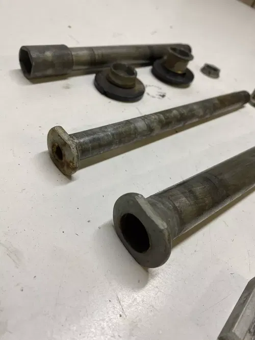 2005 05 Suzuki RMZ250 rmz 250 OEM Front Rear Back Axle Spacer Swing Arm Bolt