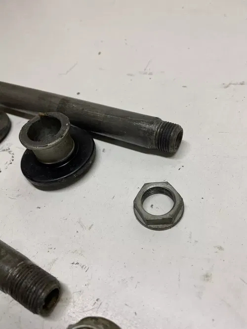 2005 05 Suzuki RMZ250 rmz 250 OEM Front Rear Back Axle Spacer Swing Arm Bolt