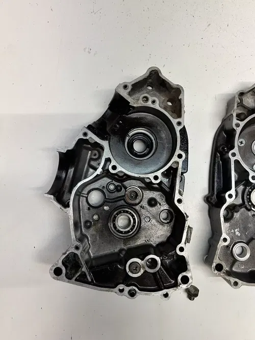2001 01 Kawasaki KE100 ke 100 NICE! Engine Crankcase Cases Case Motor Free Ship