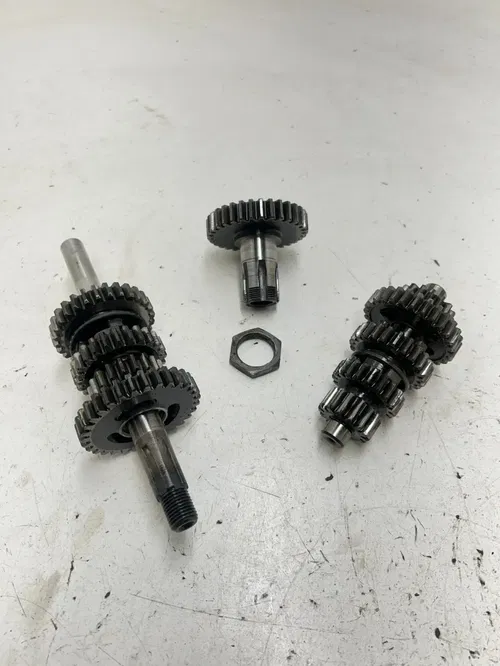 71-74 Bultaco Alpina 250 Model 85 OEM LOT Transmission Trans Shaft Spindle Gears