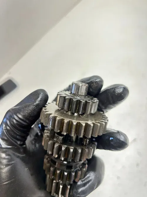 71-74 Bultaco Alpina 250 Model 85 OEM LOT Transmission Trans Shaft Spindle Gears