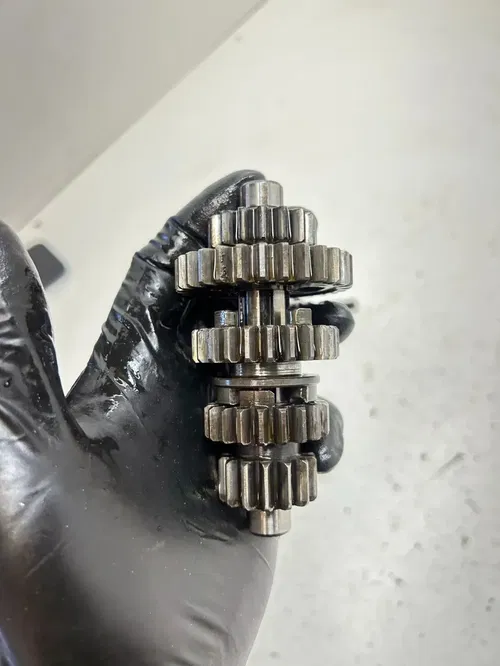 71-74 Bultaco Alpina 250 Model 85 OEM LOT Transmission Trans Shaft Spindle Gears