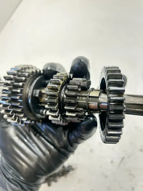 71-74 Bultaco Alpina 250 Model 85 OEM LOT Transmission Trans Shaft Spindle Gears