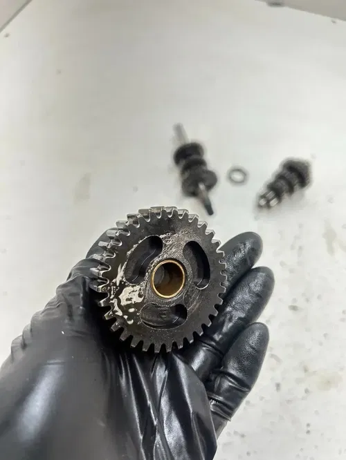 71-74 Bultaco Alpina 250 Model 85 OEM LOT Transmission Trans Shaft Spindle Gears