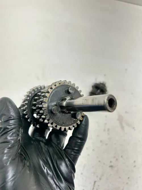 71-74 Bultaco Alpina 250 Model 85 OEM LOT Transmission Trans Shaft Spindle Gears