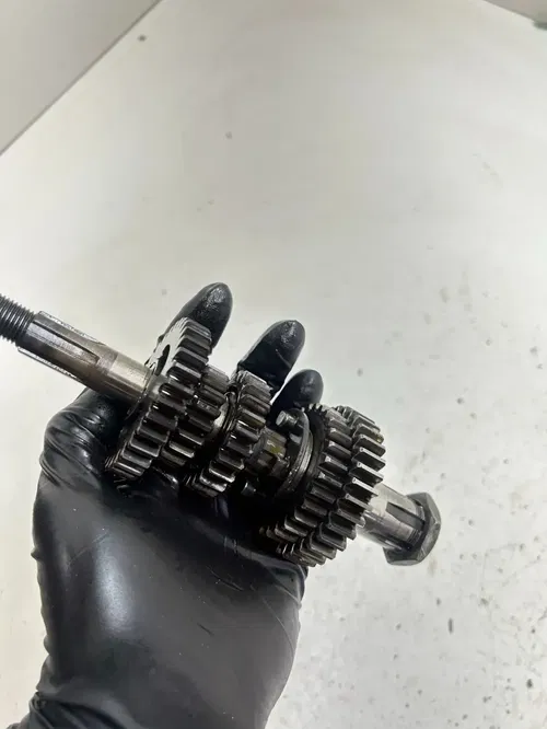 71-74 Bultaco Alpina 250 Model 85 OEM LOT Transmission Trans Shaft Spindle Gears