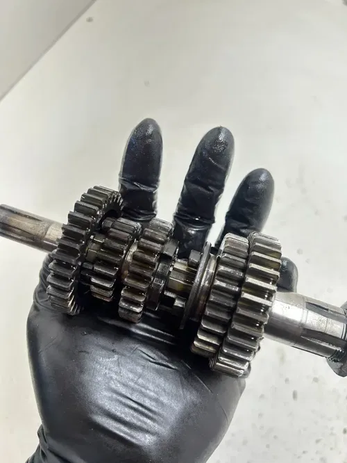 71-74 Bultaco Alpina 250 Model 85 OEM LOT Transmission Trans Shaft Spindle Gears