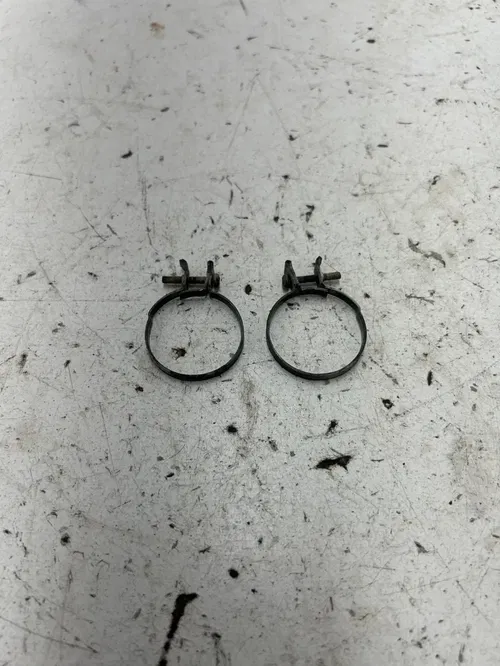 94 1994 Honda XR80R Xr 80 r OEM Upper Fork Boot Clamps Mounts Hose Clamp